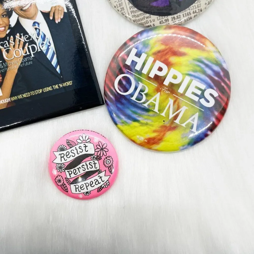 🔮 5/$25‎ Obama & Democrat Pins